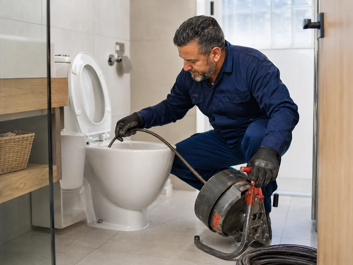 Destape profesional de WC a domicilio
